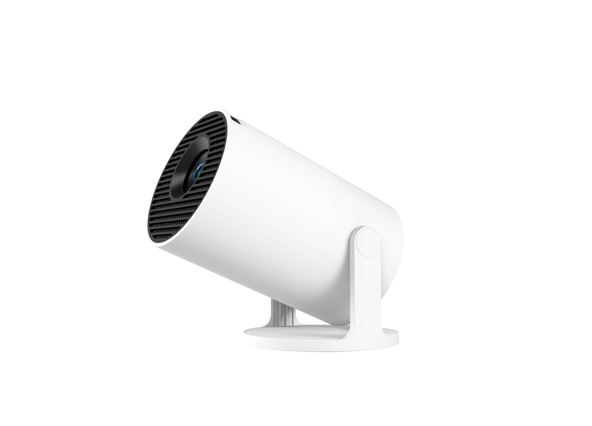 New HY300 PRO Portable Mini Projector, Smart Android Projector, Wireless Screen Mirroring for Indoor Home Theater Entertainment