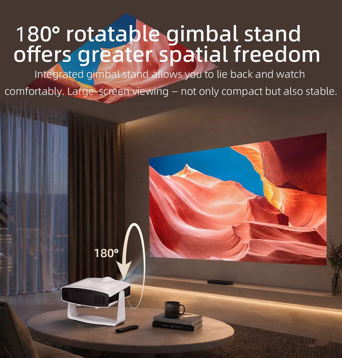 Android 14 Projector, 1080P Full HD Portable LCD Projector, Dual Band WiFi Bluetooth Home Theater Projector for Home Cinema Outdoor Movie