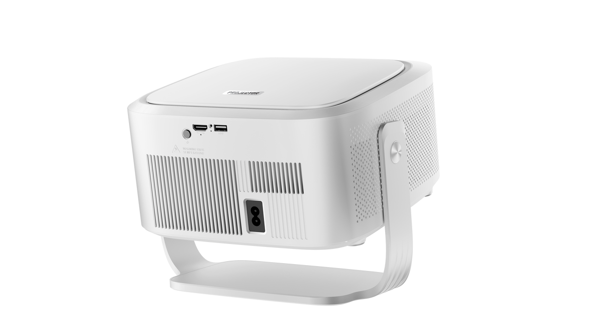 HY450max Smart Android Projector, 2GB RAM Portable Video Projector, Home Theater & Outdoor Movie Projector for Business and Indoor‑Outdoor Entertainment