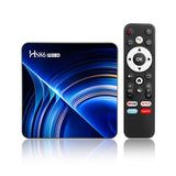 Android 14 Smart TV Box, Amlogic S905Y5 Quad‑Core Cortex‑A55, 2GB/4GB RAM 16GB/32GB/64GB ROM, Dual‑Band WiFi BT5.4, HDMI2.1b 4K@60fps Streaming Set‑Top Box with IR Voice Remote