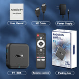 New R69 ATV Android 14.0 Smart TV Box, RK3518 Processor, 2GB RAM 16GB ROM, 5G WiFi 6 High‑Speed Internet Streaming Set‑Top Box Media Player