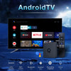 Android TV 14 Smart TV Box, Rockchip RK3518 Quad‑Core Cortex‑A53, Mali‑450 MP2, 4K@60fps HDR HDMI2.0, Dual‑Band WiFi Bluetooth5.4 KODI 18.1 Media Player