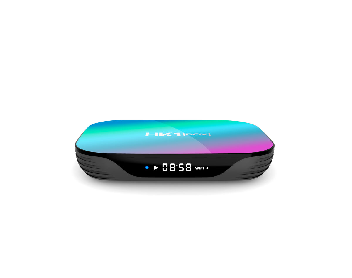 New HK1 RBOX‑X3 Smart Set‑Top‑Box, Amlogic S905X3 Quad‑Core, Android 9.0 OS, 4GB RAM Multi‑Storage Option, Bluetooth, 8K UHD Home IPTV Streaming TV Box