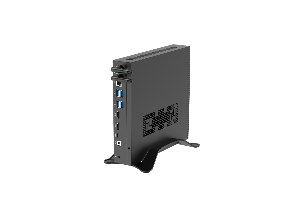 13th Gen Intel Core i9‑13900HX (24‑Cores 32‑Threads), NVIDIA RTX 4070 8GB GDDR6 GPU, 64GB Max DDR5, Dual M.2 PCIe4.0, Dual 2.5G LAN, WiFi 6E BT5.3, HDMI2.1 DP1.4a, Compact SFF Workstation for Gaming 3D Rendering Content Creation