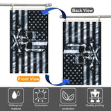 Skull and Crossbones Flag 3x5 Feet, Funny American Pirate Skull Flag, Double Sided Black White Grey Banner, Fade Proof Outdoor Decor for Man Cave Garage Wall