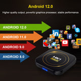 HK1 RBOX‑H8S Allwinner H618 Android12.0 TV‑Box Quad‑Core 4K UHD Dual‑Band WiFi BT4.0 Streaming Player