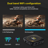 HK1 RBOX‑H8S Allwinner H618 Android12.0 TV‑Box Quad‑Core 4K UHD Dual‑Band WiFi BT4.0 Streaming Player