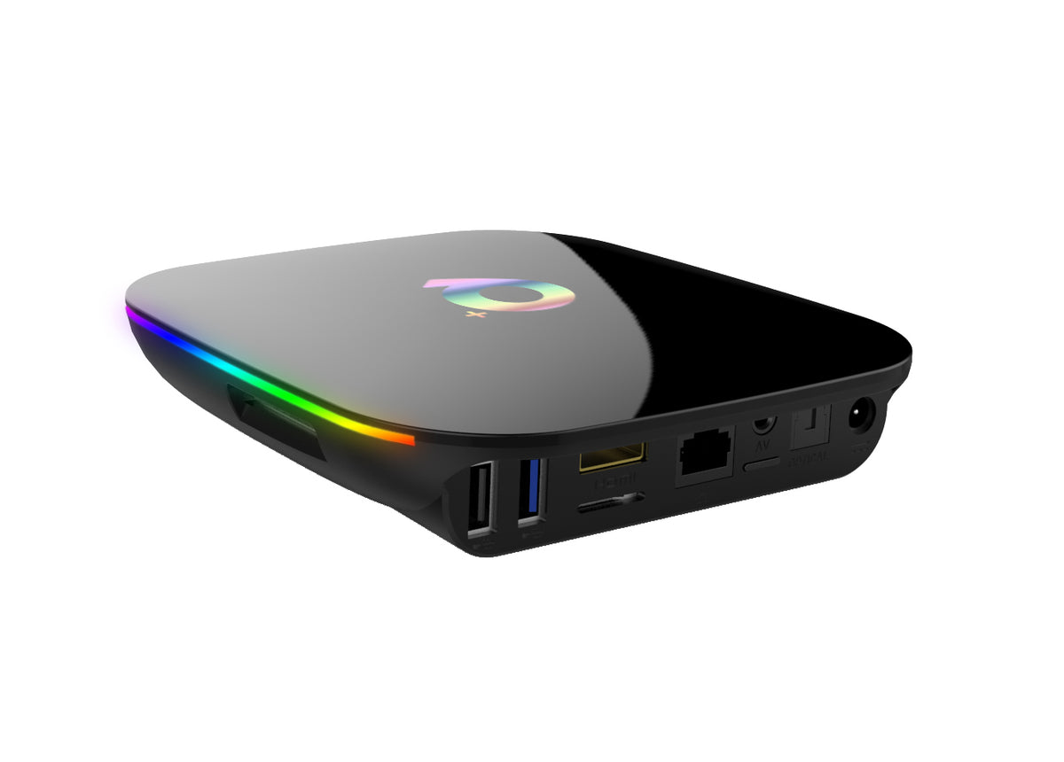 Q Plus Android TV Box, Allwinner H616 Quad Core Processor, 4GB RAM Ultra Fast 4K HD Video Decoding Smart Set Top Box, Digital TV Converter Media Player for Home Entertainment