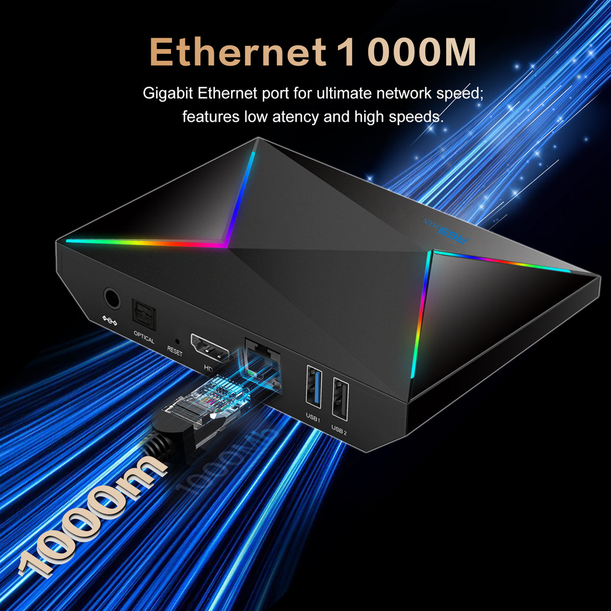 New R69 Plus Smart TV Box, Android 14 OS H728 Processor, 2.4G/5GHz Dual Band‑WiFi, 4K 8K Ultra‑HD Video Player Android Set‑Top Box