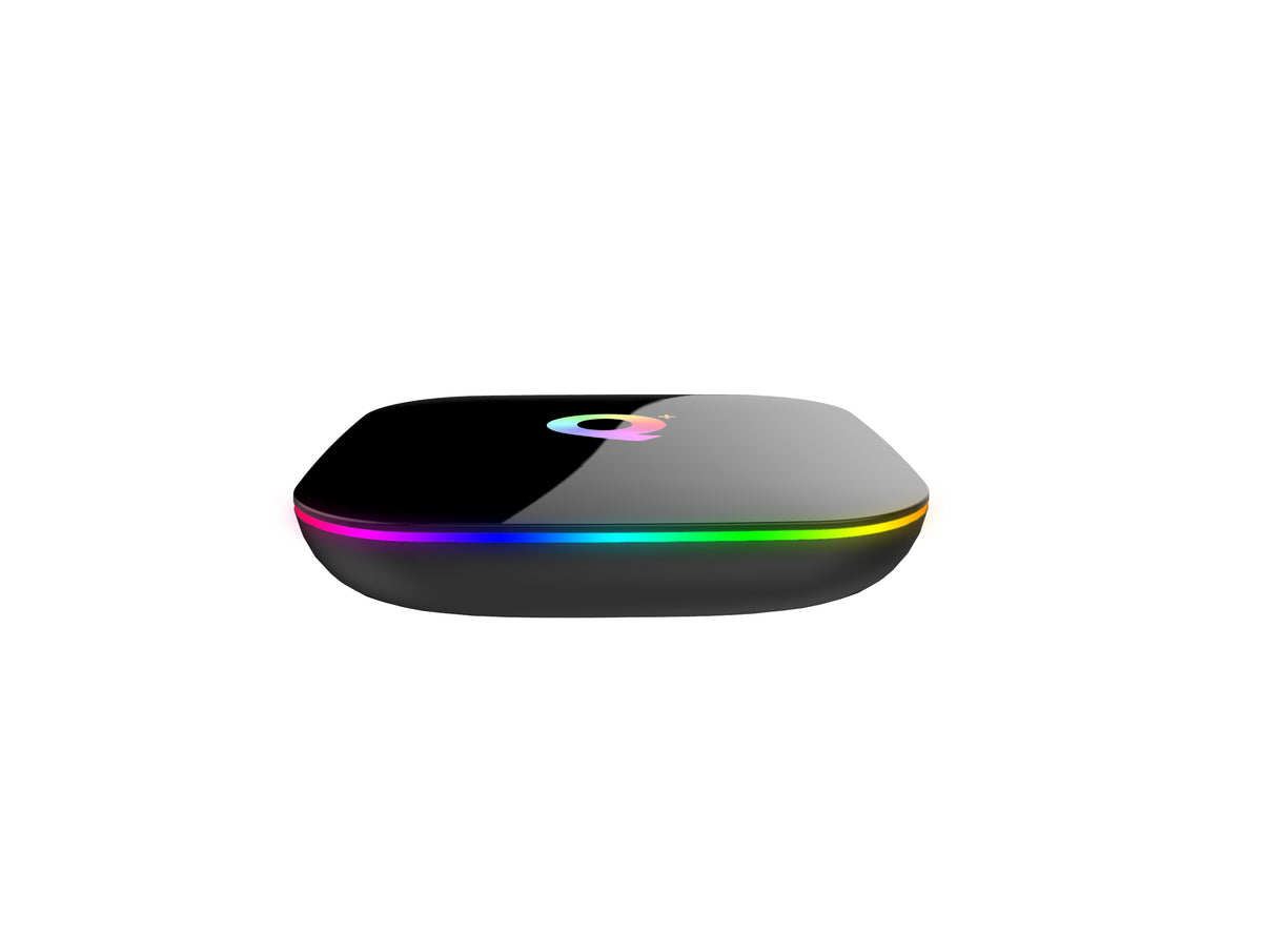 Q Plus Android TV Box, Allwinner H616 Quad Core Processor, 4GB RAM Ultra Fast 4K HD Video Decoding Smart Set Top Box, Digital TV Converter Media Player for Home Entertainment