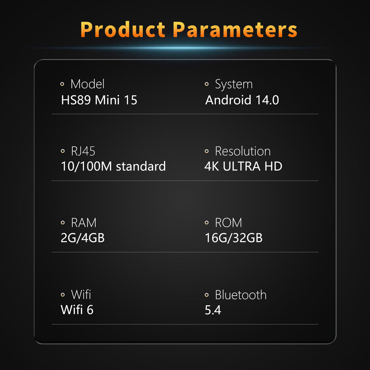 2026 New HS89 Mini 15 Smart ATV TV Stick, Rockchip RK3539 Quad‑Core, Android 14, HDMI2.1 4K UHD, 2.4G/5G Dual‑Band‑WiFi, Bluetooth 5.4 Streaming Set‑Top‑Box