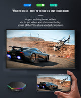 New T95Z Plus Smart TV Box, Android 12 OS, Allwinner H618 Quad-Core Processor, 4GB+64GB, WiFi 6, Bluetooth 5.0, 4K HDR Streaming Media Player