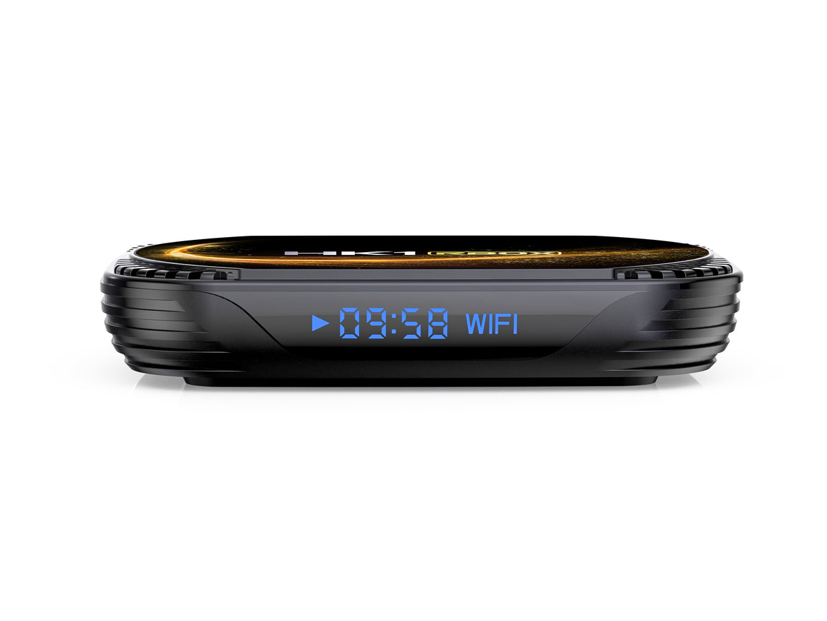 New HK1 RBOX‑X4S Smart Set‑Top‑Box, Amlogic S905X4 64‑Bit Quad‑Core, Android 11.0, 8K UHD, 4GB+64GB/128GB, Home IPTV Streaming Media Player