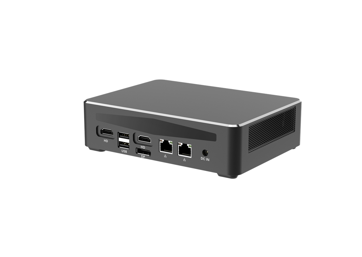 12th Gen Intel Core i5‑1240P (12‑Cores 16‑Threads), Dual 2.5G Ethernet, WiFi 6, BT5.2, Triple‑Display Output, Expandable DDR4/DDR5 RAM & M.2 PCIe4.0 + 2.5‑Inch SATA Storage, Compact SFF Desktop for Business Home Office