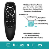 G10S PRO 2.4G Wireless Air Mouse, Backlit Mini Keyboard with Six-Axis Gyroscope, Universal Remote Control with Voice Search