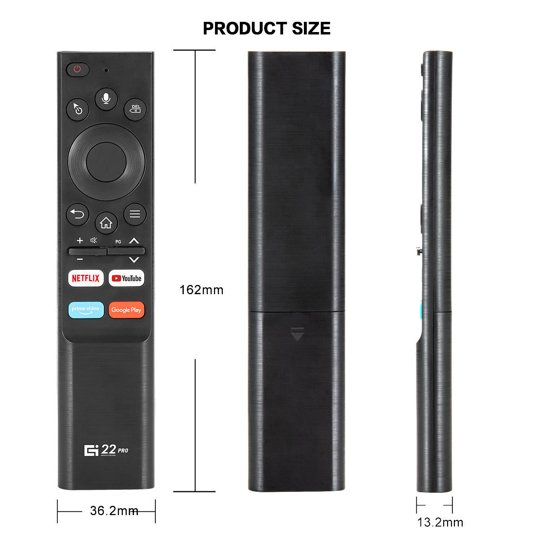 G22 PRO Air Mouse Remote, 6‑Axis Gyroscope, Voice Control, 2.4G Wireless Remote for Android TV Box, Smart Projector