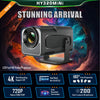 New HY320 Mini Portable Projector, 720P HD Smart Android 13 Projector, Built‑in WiFi & Bluetooth, Home Cinema Movie Projector for Indoor Entertainment