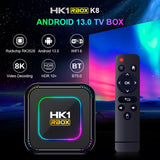 New HK1 RBOX‑K8 Smart IPTV Set‑Top‑Box, Rockchip RK3528 64‑Bit Quad‑Core, Android 13.0, WiFi 6 Bluetooth 5.0+, 4K UHD Home TV Box