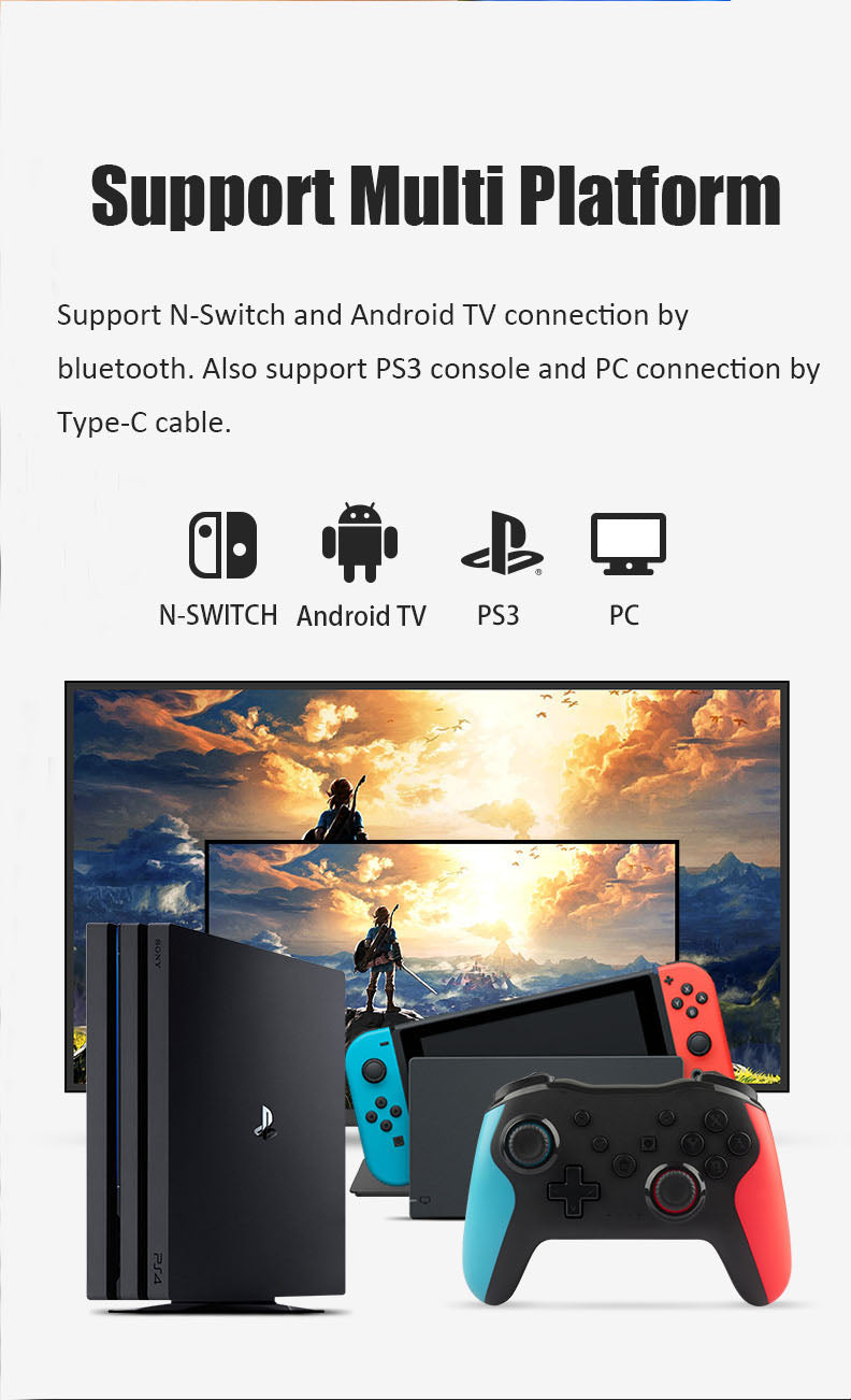 N-Switch Bluetooth Controller, Standard Version Wireless Gamepad