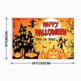 Halloween Flag Outdoor Magic Themed Halloween Yard Flag 3x5 Ft, Spooky Witch Magic Decorative Garden Banner for Outdoor Yard Lawn Porch