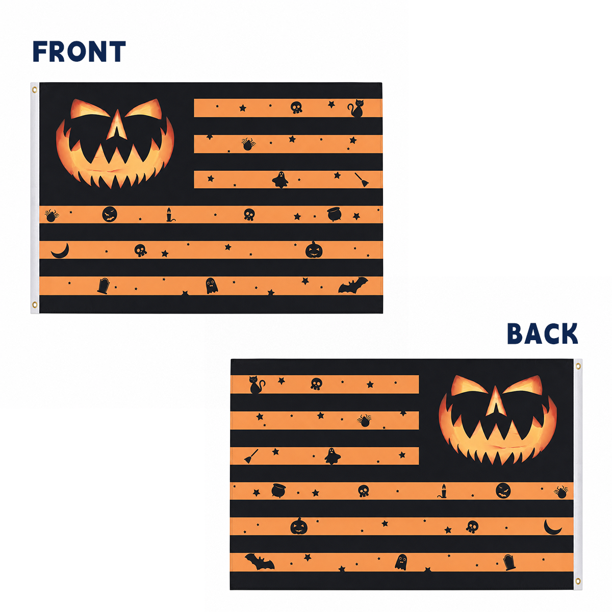 Halloween Flag Outdoor Magic Themed Halloween Yard Flag 3x5 Ft, Spooky Witch Magic Decorative Garden Banner for Outdoor Yard Lawn Porch