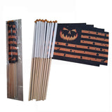 Halloween Flag Hand-held Stick Flags 5x8 Inch Pumpkin Smile Mini Flag Halloween 10 PcsMini Hand Held Stick Flags Halloween Party Decoration