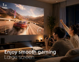 Android 14 Projector, 1080P Full HD Portable LCD Projector, Dual Band WiFi Bluetooth Home Theater Projector for Home Cinema Outdoor Movie
