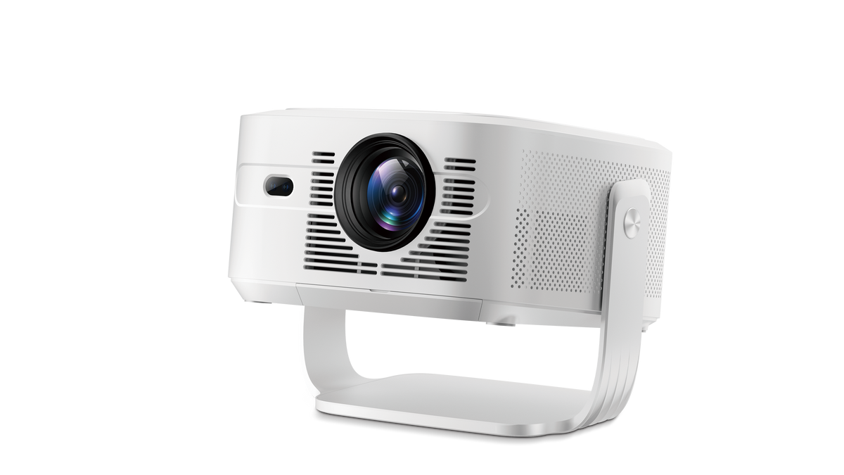 HY450max Smart Android Projector, 2GB RAM Portable Video Projector, Home Theater & Outdoor Movie Projector for Business and Indoor‑Outdoor Entertainment