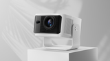 Newest HY350 Max Portable Smart Projector, Native 1080P Resolution, Android 14 GTV System, 4K Video Supported, Indoor Home Theater Movie Projector