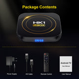HK1 RBOX‑H8S Allwinner H618 Android12.0 TV‑Box Quad‑Core 4K UHD Dual‑Band WiFi BT4.0 Streaming Player