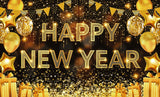 Happy New Year Flag 3x5FT Funny Cool Flag Banner for College Dorm Room Decorations Double Sewing Edges and 2 Shiny Brass Grommets