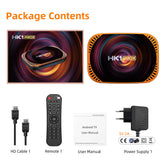 New HK1 RBOX‑X4 Smart Set‑Top‑Box, Amlogic S905X4 64‑Bit Quad‑Core, Android 11.0, 8K UHD, H.265 HEVC, Dual‑Band WiFi & Bluetooth IPTV Media Player