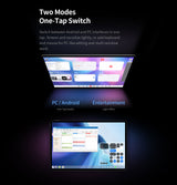 Android 16 Tablet 14 Inch 60Hz FHD Display, MediaTek Helio G100 Tablet PC, Max 48GB RAM 128GB ROM, Dual Band WiFi5 Bluetooth5.2 LDAC, 10000mAh 18W PD Fast Charge