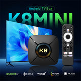 New HK1 RBOX‑K8 MINI Smart Set‑Top‑Box, RK3518 64‑Bit Quad‑Core, Android 14, 4K UHD, Dual‑Band WiFi 6, Bluetooth, 2GB 16GB Storage TV Stick