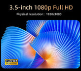 Android 14 Projector, 1080P Full HD Portable LCD Projector, Dual Band WiFi Bluetooth Home Theater Projector for Home Cinema Outdoor Movie