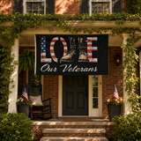 Veterans Flags Outdoors Thank You Veterans Day Flag 3x5Feet Patriotic Decorations, 4th of July Independence Day Veterans Day Memorial Day Soldier Flag for Outdoor Yard Patriotic Holiday Banner Gift
