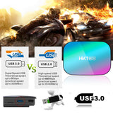 New HK1 RBOX‑X3 Smart Set‑Top‑Box, Amlogic S905X3 Quad‑Core, Android 9.0 OS, 4GB RAM Multi‑Storage Option, Bluetooth, 8K UHD Home IPTV Streaming TV Box