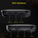 HK1 RBOX‑H8S Allwinner H618 Android12.0 TV‑Box Quad‑Core 4K UHD Dual‑Band WiFi BT4.0 Streaming Player