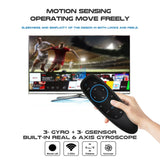 G10BT BT5.0 Air Mouse Remote Control, Six-Axis Gyroscope Sensing IR Learning Remote, Universal Wireless Controller for Smart TV, PC, Set Top Box