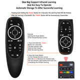 G10S PRO 2.4G Wireless Air Mouse, Backlit Mini Keyboard with Six-Axis Gyroscope, Universal Remote Control with Voice Search