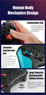 N-Switch Bluetooth Controller, Standard Version Wireless Gamepad