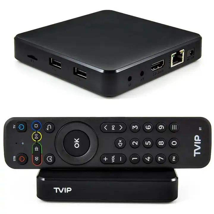 TVIP Box Amlogic S905W2 4K 5G Dual Wifi 4K HD Android 11 Multimedia IPTV Streamer TV Box
