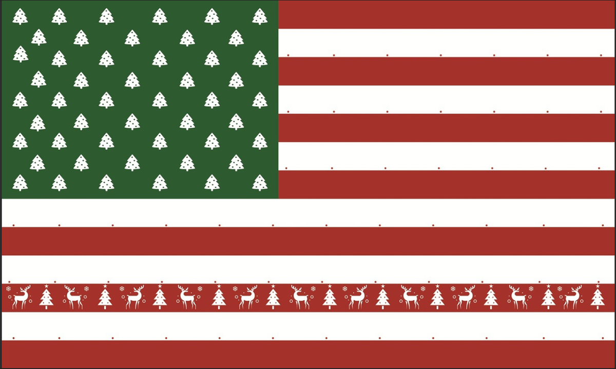 Double‑Sided Christmas Tree Flag 3x5 Ft, Red‑Green Merry Christmas Decorative Banner, Indoor Outdoor Yard Lawn Parade Holiday Party Supplies