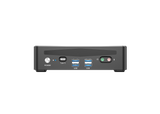 12th Gen Intel Core i5‑1240P (12‑Cores 16‑Threads), Dual 2.5G Ethernet, WiFi 6, BT5.2, Triple‑Display Output, Expandable DDR4/DDR5 RAM & M.2 PCIe4.0 + 2.5‑Inch SATA Storage, Compact SFF Desktop for Business Home Office