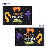 Halloween Flag Outdoor Magic Themed Halloween Yard Flag 3x5 Ft, Spooky Witch Magic Decorative Garden Banner for Outdoor Yard Lawn Porch