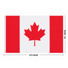 3x5 FT Double Sided Canadian Flag, Heavy‑Duty All‑Weather Polyester Canada Flag with Canvas Header and 2 Brass Grommets for Outdoor Use