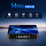 Android 14 Smart TV Box, Amlogic S905Y5 Quad‑Core Cortex‑A55, 2GB/4GB RAM 16GB/32GB/64GB ROM, Dual‑Band WiFi BT5.4, HDMI2.1b 4K@60fps Streaming Set‑Top Box with IR Voice Remote