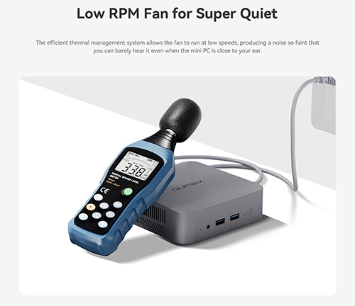 MAX N100 Mini PC Desktop PC 12th Gen Intel Alder Lake-N100