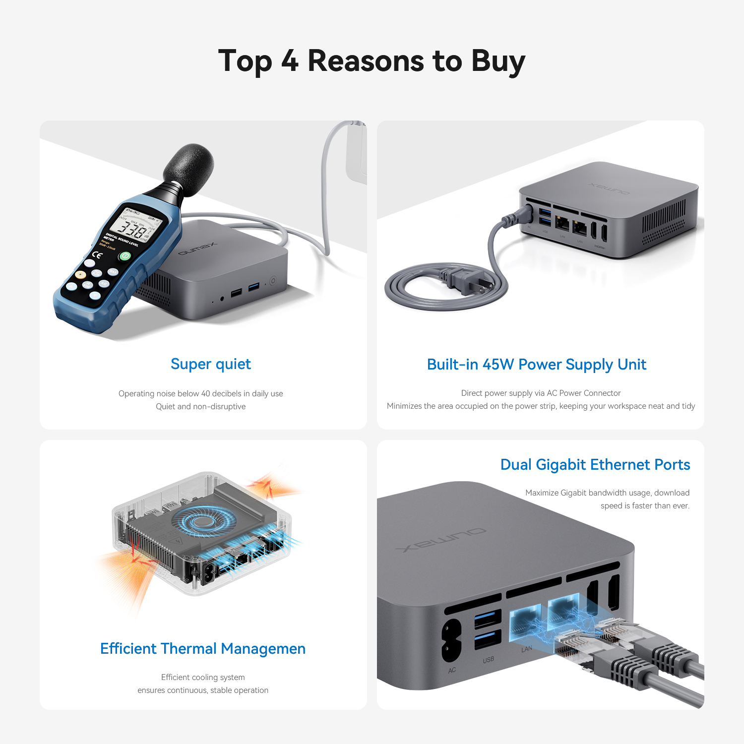 MAX N100 Mini PC Desktop PC 12th Gen Intel Alder Lake-N100