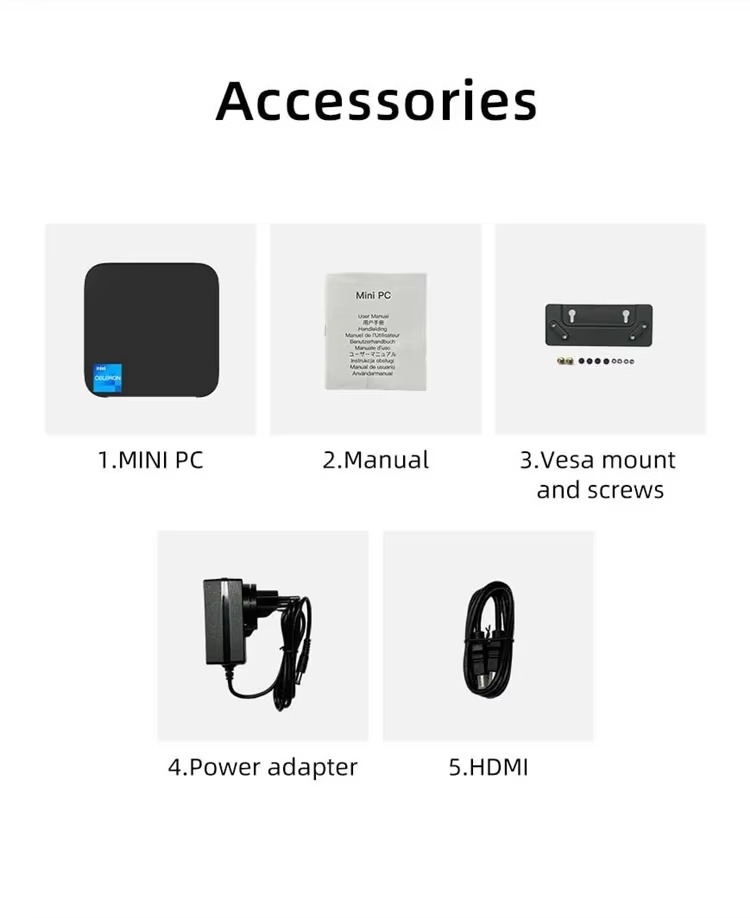 T9 Plus Mini PCS Gaming Win11 4K UHD Dual WiFi Business Mini Computer FREE Shipping to the Global World